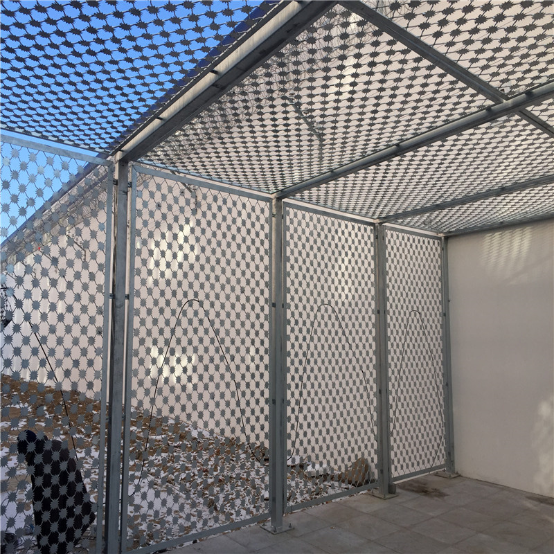 上海看守所梅花刺鋼網墻圖片3