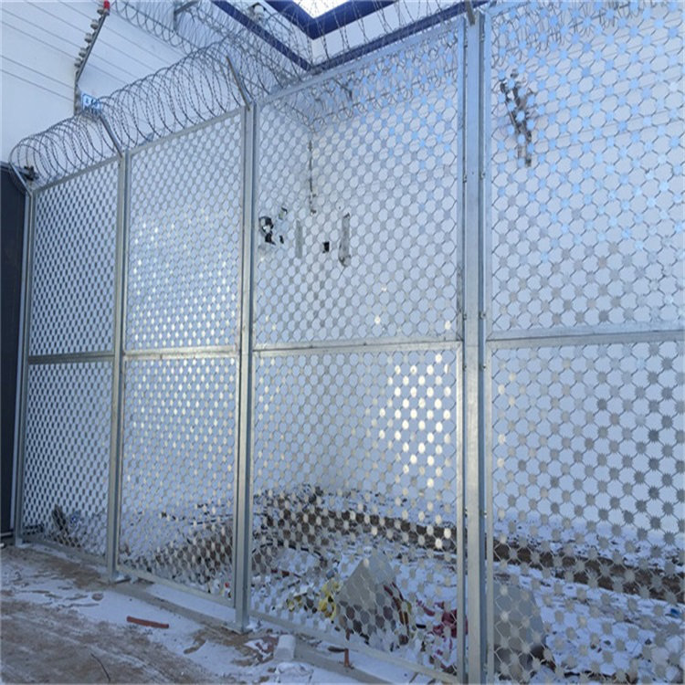 太陽花隔離鋼網墻圖片3